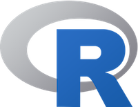 Logo for the R programming language.