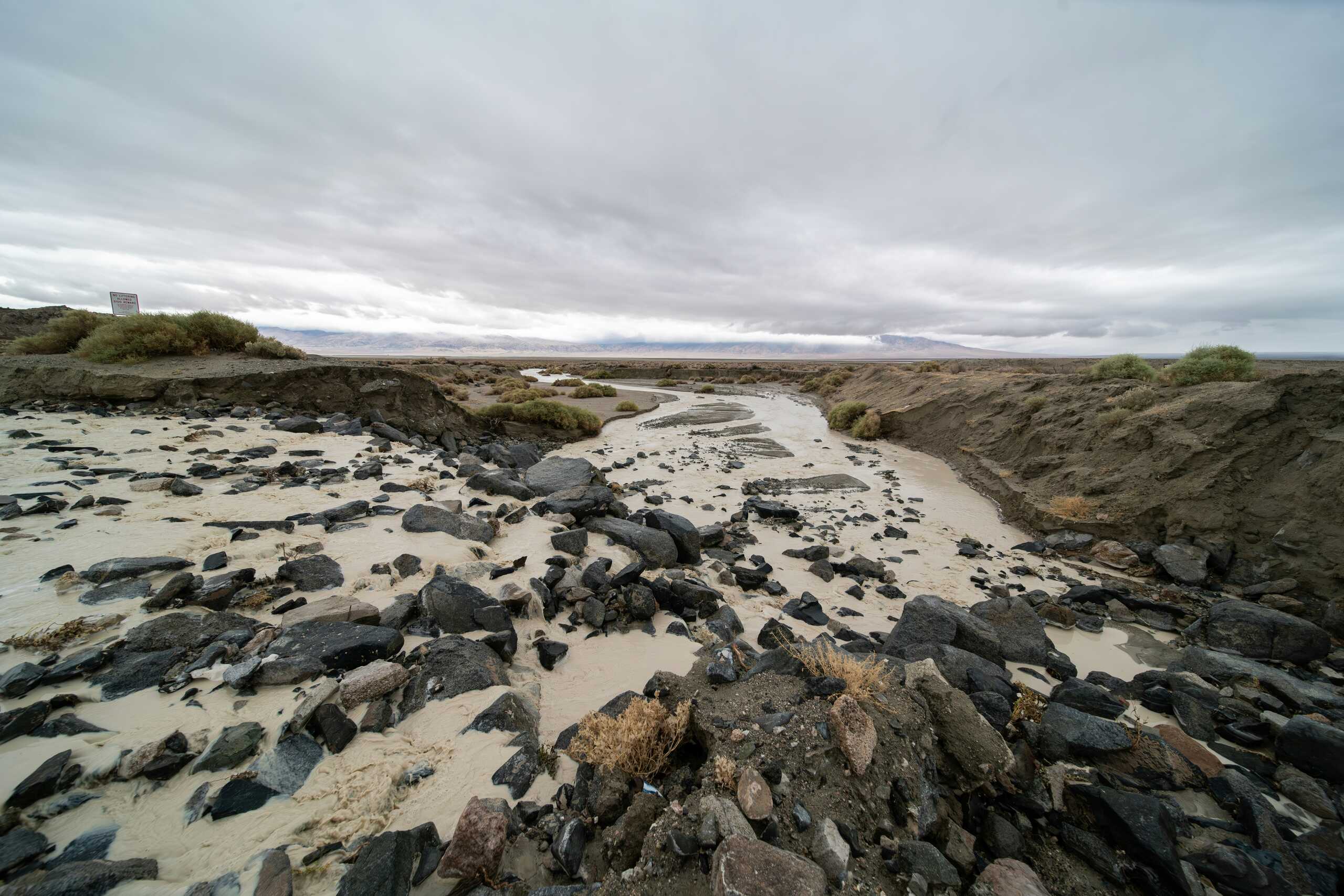 Picture of a flooded region of rocks. Photo by Brian Wangenheim on Unsplash.